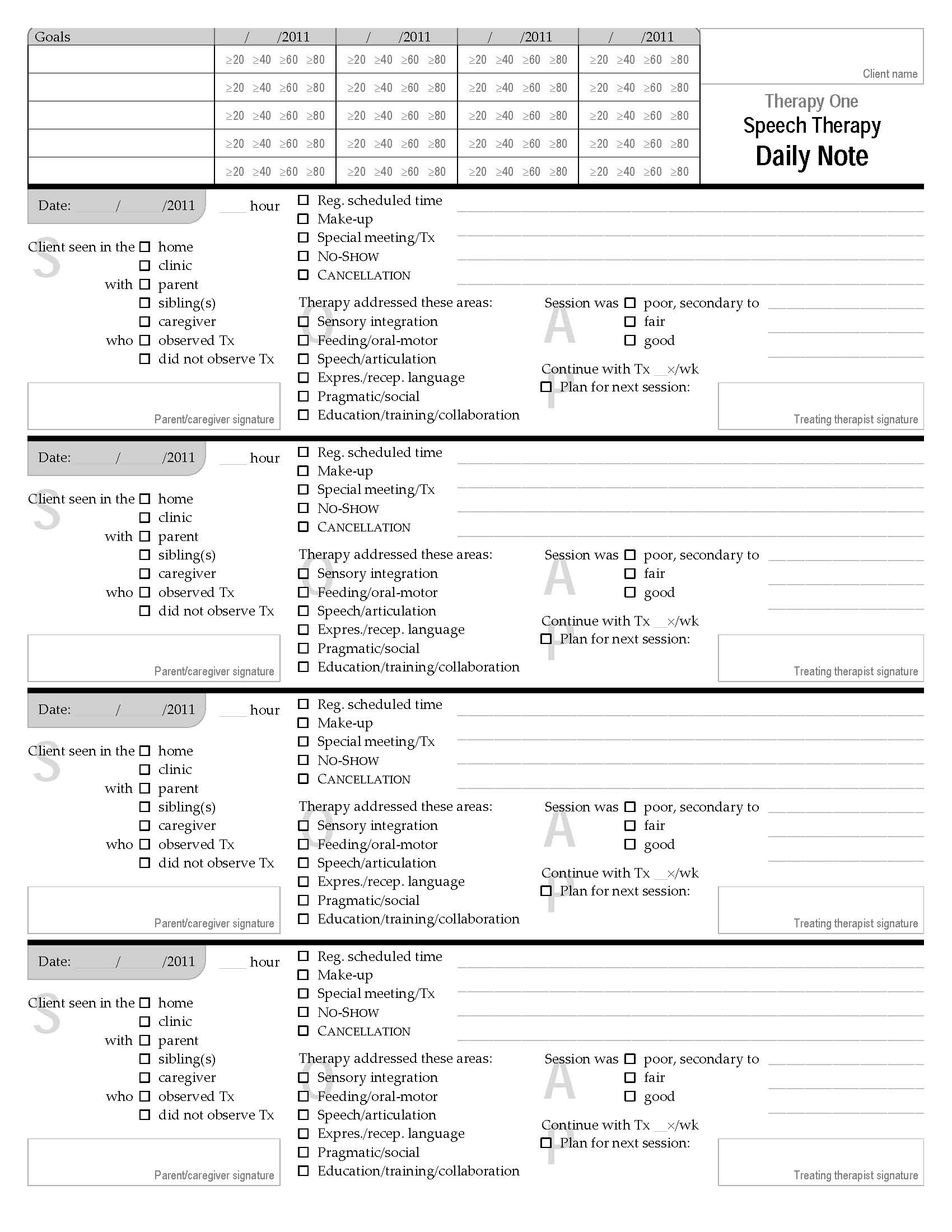 Therapy Form Redesign: Before and After | Richardson Design